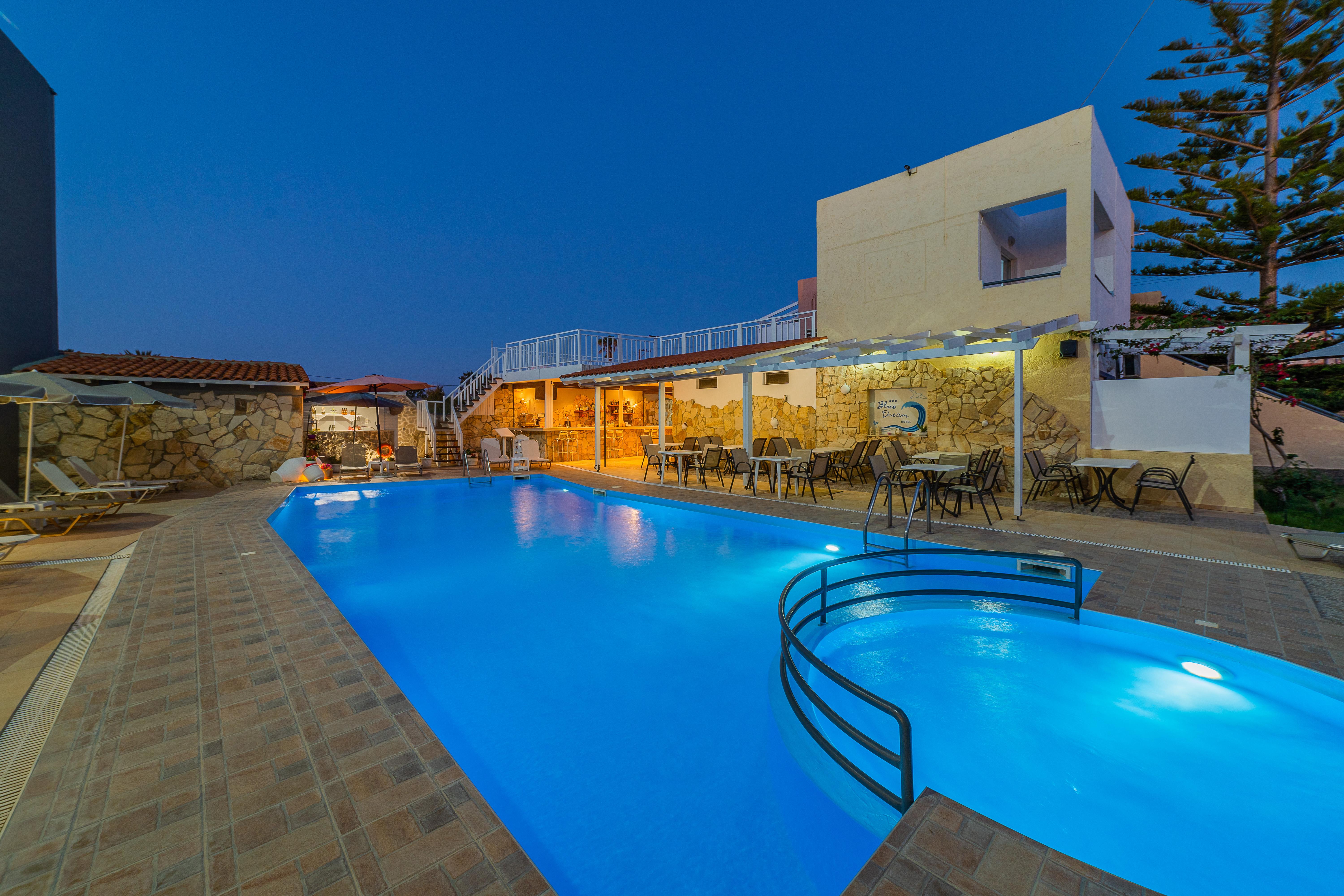 Blue Dream Hotel Stavromenos Exterior foto
