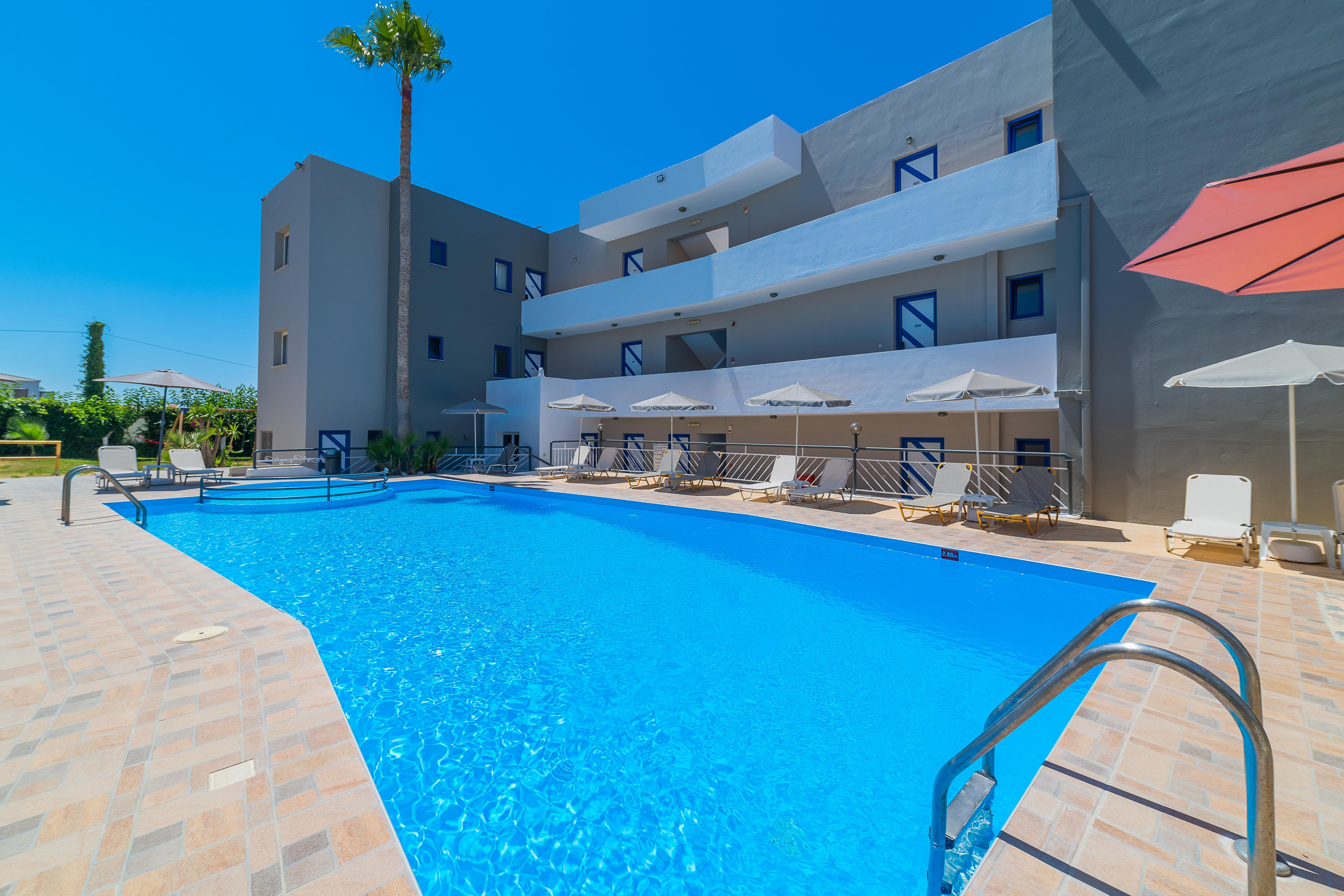 Blue Dream Hotel Stavromenos Exterior foto
