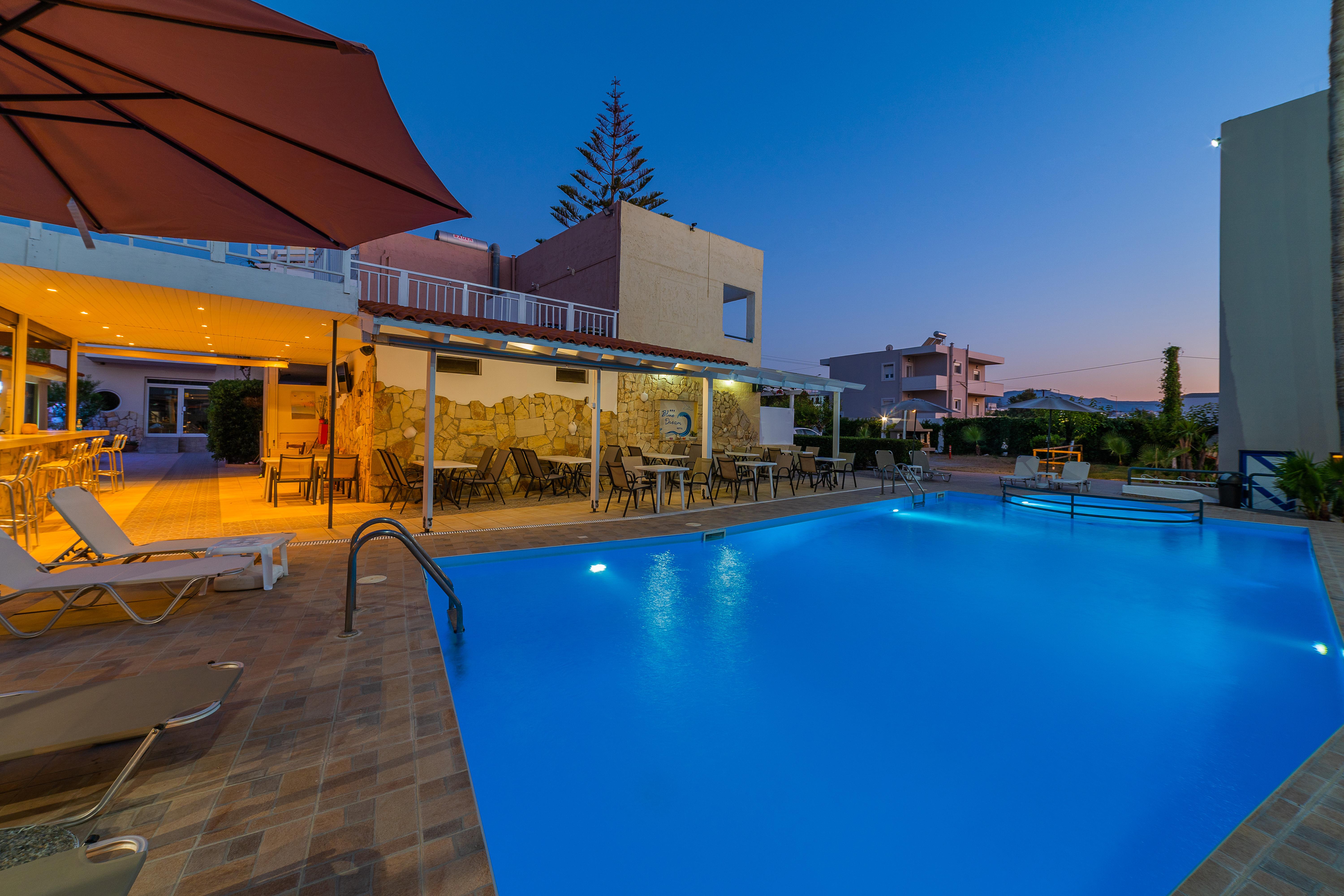 Blue Dream Hotel Stavromenos Exterior foto